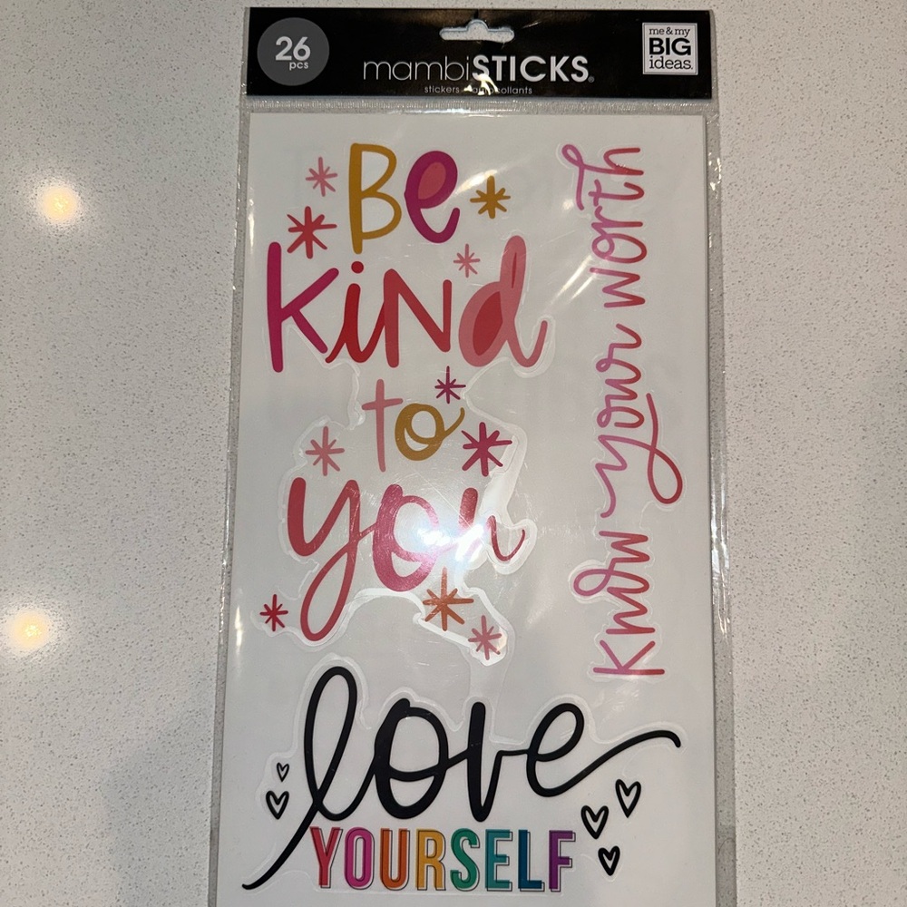 Me & My BIG ideas “Encouragement“ Big word stickers